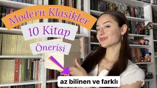 quotMODERN KLASİKLERquot 10 KİTAP ÖNERİSİ Az Bilinenler [upl. by Meekahs442]