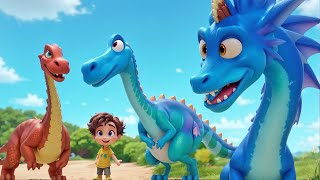 Dragon Adventures and Dinosaurs03  Baby songs  Nursery Rhymes amp Kids Songs [upl. by Alrak]