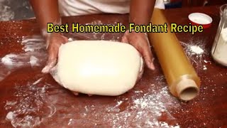 Best white fondant recipe for beginners [upl. by Singband]