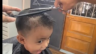 crew cut hair style kid [upl. by Zenas]