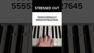 Twenty One Pilots  Stressed Out Piano Tutorial [upl. by Aleakam]