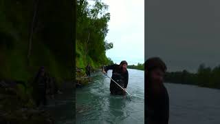 Epic Fishing Adventure Double Tap fishalaska fishing [upl. by Cogn]