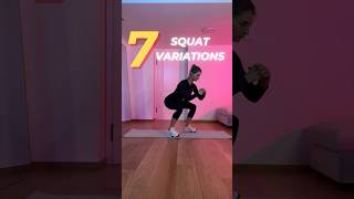 7 Squat Variations That Dont Need Weights ✅ squats [upl. by Teage805]