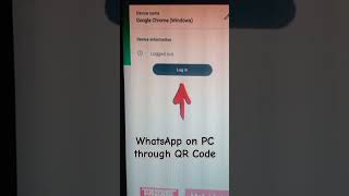 WhatsApp on your PC through QR Code mrajdot mrajdot whatsapp whatsappweb qrcode pc [upl. by Iaria766]