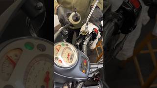 Vespa Scooter Brake Bleed Maintenance [upl. by Gniy]