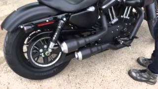 Harley 883 Iron with Vance amp Hines High Output Grenade exhaust [upl. by Iegres]