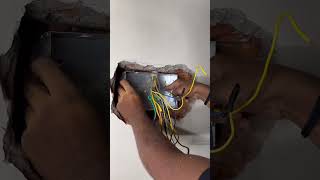 How to Change your old switch board to modular smart switch board electrical electrician ytshorts [upl. by Meehsar578]