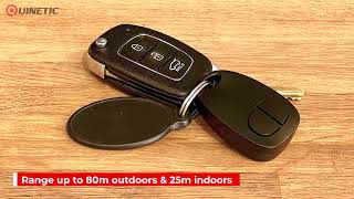 QUFB2  Quinetic Wireless Key Fob Switch  2 Button [upl. by Alena112]