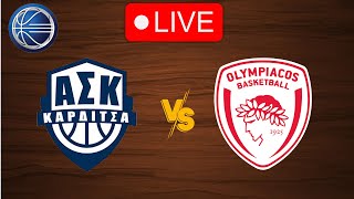 🔴 Live AS Karditsas vs Olympiakos  Live Play By Play Scoreboard [upl. by Zandra]