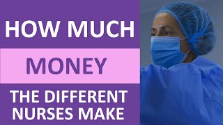 Nurse Salary How Much Money Different Nurses Make in the US [upl. by Kafka52]