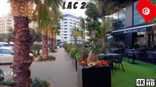 I WALK IN A TUNISIA RICH NEIGHBORHOOD Lac 2 Tunisia 🇹🇳 4k [upl. by Lazes]