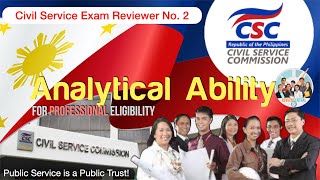 Civil Service Exam Reviewer No 2 Analytical Ability  reviewcentral csc civilserviceexam [upl. by Zima]