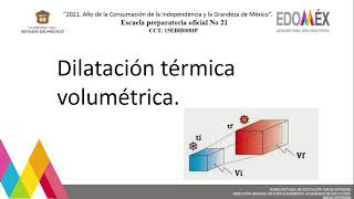 Dilatación superficial y volumétrica [upl. by Elicul]