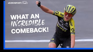 quotThat Is A Wonderful Winquot 🏆  Annemiek van Vleutens Special 2019 Strade Bianche Win  Eurosport [upl. by Ydnagrub]