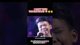 Sobrang nakaka tagos sa puso 🥹👏👏 thevoice thevoicekids music thevoicephilippines [upl. by Yarazed]