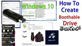 How to Make Bootable Pendrive Windows 107881 In Telugu  Easy amp Fast The Best Tutorial [upl. by Sirap]