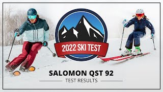 2022 Salomon QST 92  SkiEssentialscom Ski Test [upl. by Kacy]