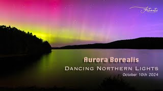 Aurora Borealis in USA  Dancing Northern Lights 4K Timelapse Video [upl. by Will]