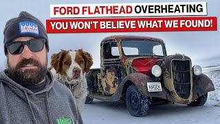 1936 Ford Barn Find Pickup Truck Overheating Flathead V8 Problem Solved [upl. by Frodine]