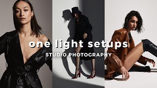 How To Use One Light Four Different Ways  Studio Photography Behind The Scenes Tutorial [upl. by Jeremie413]