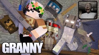 Granny horror game survival Full part  Minecraft Animation [upl. by Liw326]