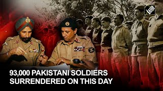 93000 Pakistani soldiers surrendered on this day 51 years ago  The story behind this historic day [upl. by Reginnej464]