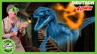 DinosaurierGeist im Spukhotel  TRex Ranch  Dinosaurier für Kinder [upl. by Ynnhoj]