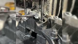 Aluminum shell hot forging process Good tools and machinery make work easy [upl. by Atims176]