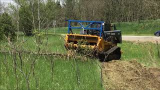 Buccaneer Skid Steer on John Deere 333G [upl. by Cirdek]