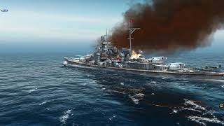 Atlantic Fleet 1 H39 Battleship vs 10 Battleships [upl. by Seel]