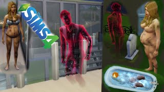 25 The Sims 4  DUCH ZABITEGO OJCA MŚCI SIĘ Amanda brudna i goła [upl. by Peskoff]