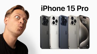 iPhone 15 amp 15 Pro Gennemgår ALT det nye fra Apple [upl. by Hoehne626]