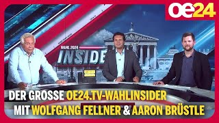 Der große oe24TVWahlinsider mit Wolfgang Fellner amp Aaron Brüstle [upl. by Colas833]