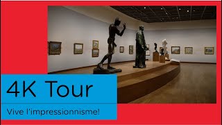 Van Gogh Museum 4K Virtual Tour  Exhibition ‘Vive limpressionnisme [upl. by Yemac]