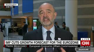 Pierre Moscovici on Europes economic outlook [upl. by Nylrats]