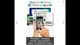 شرح تطبيق  PhotoSync – transfer and backup photos amp videos [upl. by Enoid643]