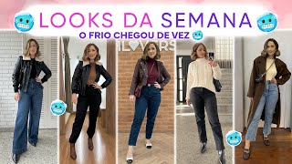 LOOKS DA SEMANA COM MUITO FRIOOOOO [upl. by Michail479]