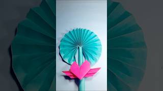 Beautiful paper Fan  How to make paper Fan [upl. by Deuno860]