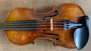 SOLD Old Violin 1216 Made by BOHUSLAV LANTNER 1887 POWERFUL Beautiful Tone [upl. by Rexford]