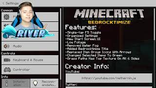 BEDROCKTIMIZE v102  Minecraft Pocket Edition [upl. by Mastrianni]