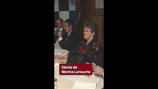 VIDÉOJOURNAL  8 janvier  Décès de l’exconseillère municipale Marina Larouche [upl. by Aniret]