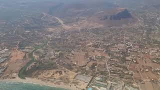 Landing at Heraklion Nikos Kazantzakis airport on Augustus 20th 2023 [upl. by Files889]