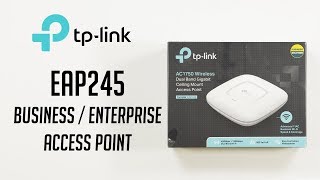 TPLink Access Point  EAP245  AC1750  Unboxing amp Quick Look [upl. by Imuyam]