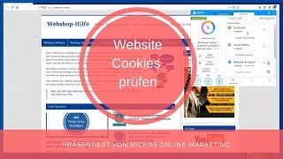 Website cookies prüfen⭐ Deutsch ⭐ 2019 Deine Webseite auf Cookies überprüfen und anzeigen [upl. by Appleby]