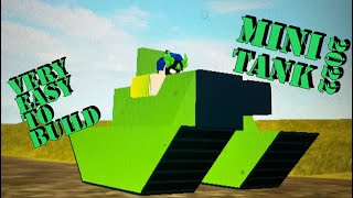 mini tank plane crazy tutorial [upl. by Esila957]