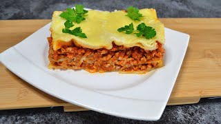 Lasagne z mięsem mielonym  Jak zrobić  Smakowite Dania [upl. by Thaddaus]