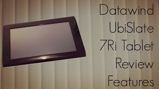 Datawind UbiSlate 7Ri Tablet Review Features Apps Games Demo [upl. by Drusi939]