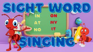 Easy Sight Words learntoread repetition sightwordsforkids sightwords sightwordsong preschool [upl. by Ecerahs8]