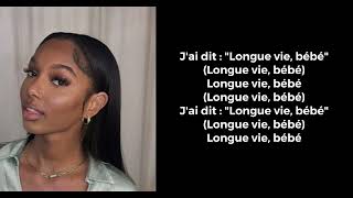 Ronisia  Longue Vie ftEva  Acoustic remix paroleslyrics [upl. by Vernita]