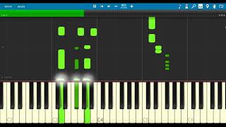 Bridges  Fifth Harmony  Piano Tutorial  Synthesia [upl. by Neelyt]